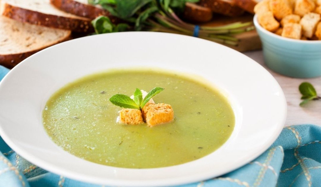 Vegan Easy Peasy Mint Soup