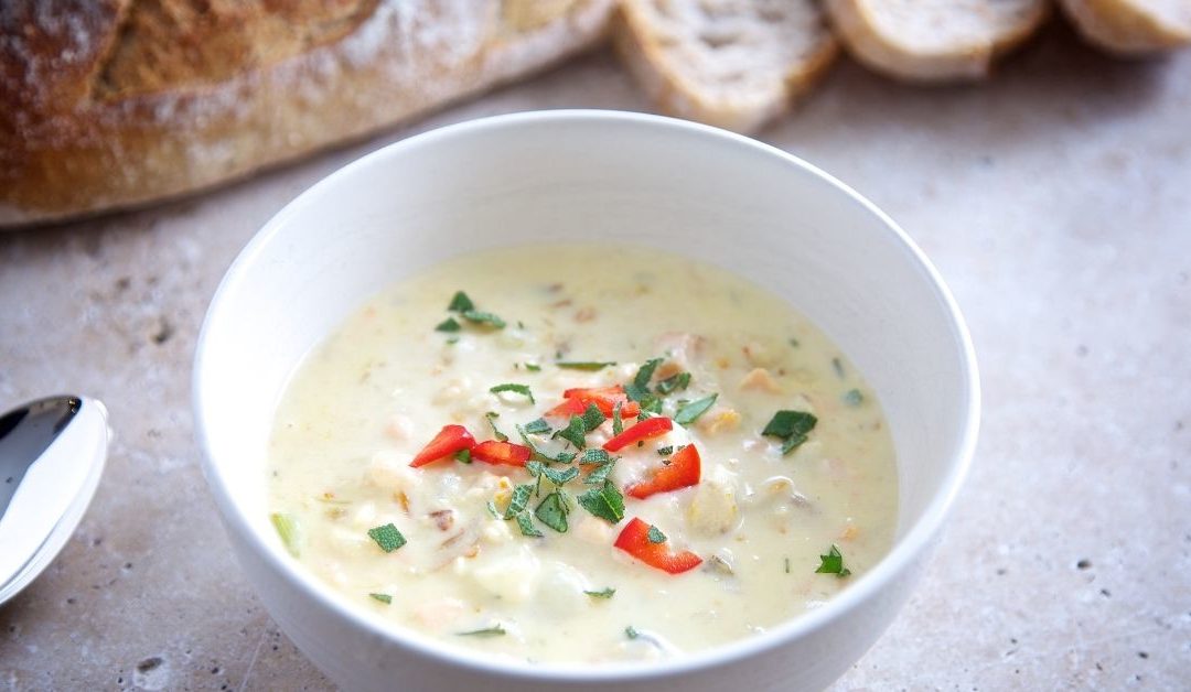 Dairy-free Delicious Seafood Chowder