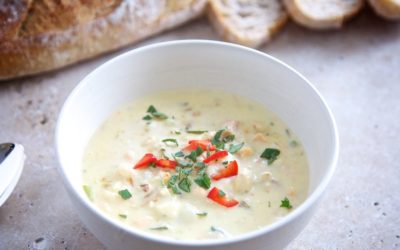 Dairy-free Delicious Seafood Chowder