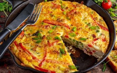 The Most Flavorful Fluffy Vegetable Frittata